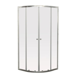 Душова кабіна без піддону Mixxus Premium DIVERSE SC01-90x90x195-TR Chrome прозоре скло 5мм (MI6859)