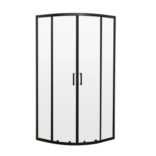 Душова кабіна без піддону Mixxus Premium DIVERSE SC01-90x90x195-TR Black прозоре скло 5мм (MI6860)