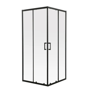 Душова кабіна без піддону Mixxus Premium DIVERSE SC02-90x90x195-TR Black прозоре скло 5мм (MI6862)