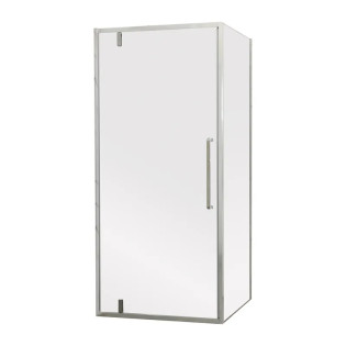 Душова кабіна без піддону Mixxus Premium BEVEL SC01-90x90x195-TR Chrome прозоре скло 6мм (MI6863)