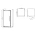 Душова кабіна без піддону Mixxus Premium BEVEL SC01-90x90x195-TR Chrome прозоре скло 6мм (MI6863)