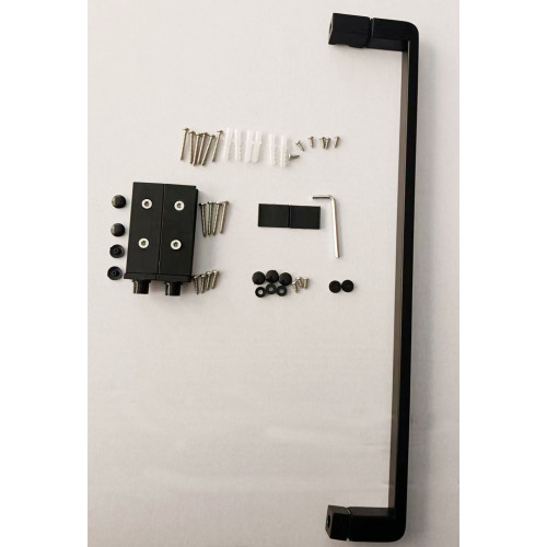 Душова кабіна без піддону Mixxus Premium BEVEL SC01-90x90x195-TR Black прозоре скло 6мм (MI6864)