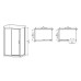Душевая кабина без поддона Mixxus Premium DIVERSE SC03-100x80x195-TR Chrome прозрачное стекло 6мм (MI6865)