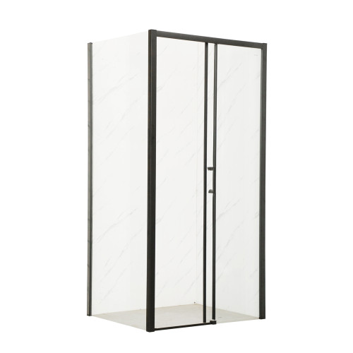 Душова кабіна без піддону Mixxus Premium DIVERSE SC03-100x80x195-TR Black прозоре скло 6мм (MI6866)