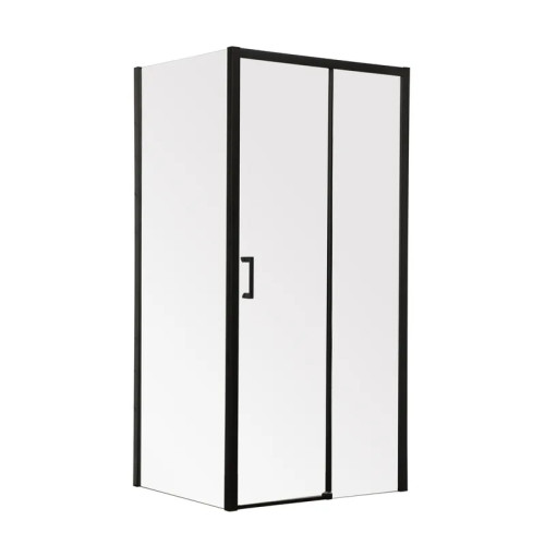 Душова кабіна без піддону Mixxus Premium DIVERSE SC03-120x80x195-TR Black прозоре скло 6мм (MI6868)