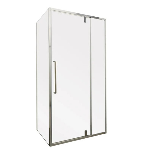 Душова кабіна без піддону Mixxus Premium BEVEL SC01-100x80x195-TR Chrome прозоре скло 6мм (MI6869)