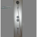 Бокс душовий без гідромасажу Mixxus STRONG SB01-90x90x215-FB SATIN з високим піддоном (MI6884)