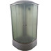 Бокс душовий без гідромасажу Mixxus STRONG SB01-90x90x215-FB SATIN з високим піддоном (MI6884)