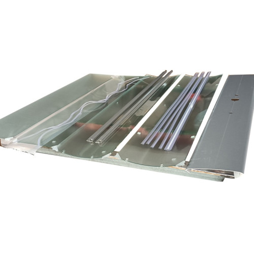 Бокс душовий без гідромасажу Mixxus STRONG SB01-90x90x215-FB SATIN з високим піддоном (MI6884)