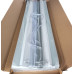 Бокс душовий без гідромасажу Mixxus STRONG SB01-90x90x215-FB SATIN з високим піддоном (MI6884)