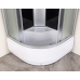 Бокс душовий без гідромасажу Mixxus STRONG SB01-90x90x215-GR SATIN з високим піддоном (MI6885)