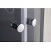 Бокс душовий без гідромасажу Mixxus STRONG SB02-90x90x215-FB SATIN з низьким піддоном (MI6886)