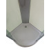 Бокс душовий без гідромасажу Mixxus STRONG SB02-90x90x215-FB SATIN з низьким піддоном (MI6886)