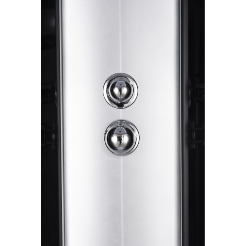 Бокс душовий без гідромасажу Mixxus STRONG SB02-90x90x215-GR SATIN з низьким піддоном (MI6887)