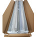 Бокс душовий без гідромасажу Mixxus STRONG SB02-90x90x215-GR SATIN з низьким піддоном (MI6887)