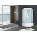 Бокс душовий з гідромасажем Mixxus STRONG SBH01-90x90x215-FB SATIN з високим піддоном (MI6888)