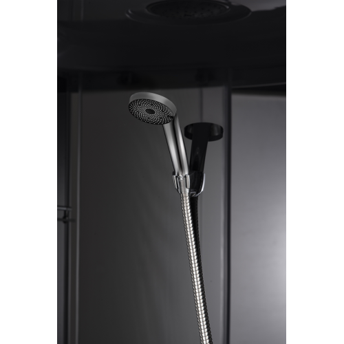 Бокс душовий з гідромасажем Mixxus STRONG SBH01-90x90x215-FB SATIN з високим піддоном (MI6888)