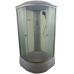 Бокс душовий з гідромасажем Mixxus STRONG SBH01-90x90x215-FB SATIN з високим піддоном (MI6888)