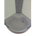 Бокс душовий з гідромасажем Mixxus STRONG SBH01-90x90x215-FB SATIN з високим піддоном (MI6888)