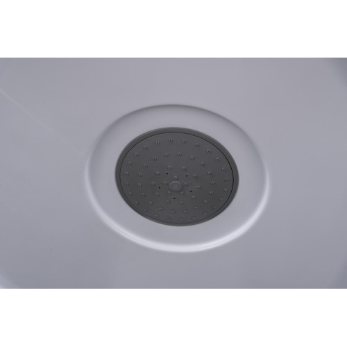 Бокс душовий з гідромасажем Mixxus STRONG SBH02-90x90x215-FB SATIN низький піддон (MI6890)