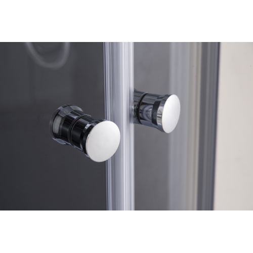 Бокс душовий з гідромасажем Mixxus STRONG SBH02-90x90x215-FB SATIN низький піддон (MI6890)