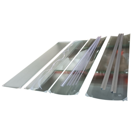 Бокс душовий з гідромасажем Mixxus STRONG SBH02-90x90x215-FB SATIN низький піддон (MI6890)