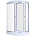Бокс душовий без гідромасажу Mixxus WAVE SB02-120x80x215-L-FB SATIN з низьким піддоном (MI6892)