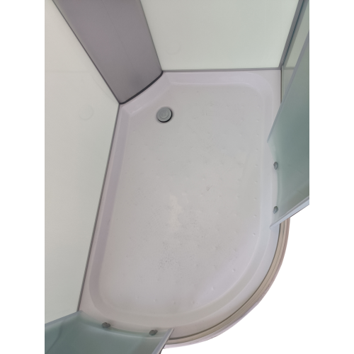 Бокс душовий без гідромасажу Mixxus WAVE SB02-120x80x215-R-FB SATIN з низьким піддоном (MI6893)