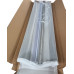 Душова кабіна з високим піддоном Mixxus PLAIN SCT01-90x90x195-GR SATIN сіре тоноване скло 4мм (MI6895)