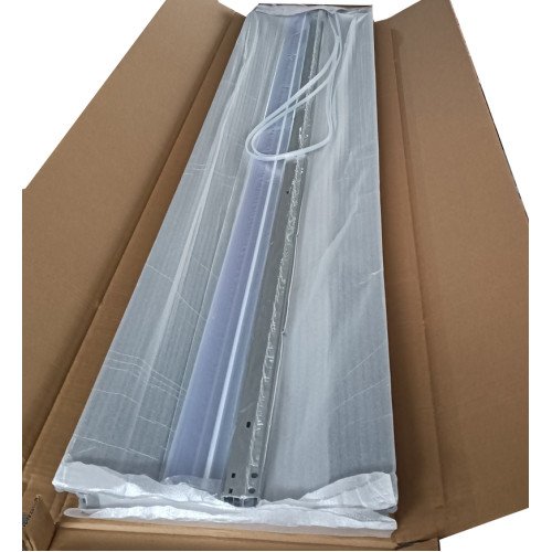 Душова кабіна з низьким піддоном Mixxus PLAIN SCT02-90x90x195-GR SATIN сіре тоноване скло 4мм (MI6898)