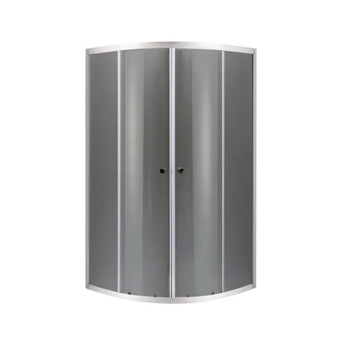 Душевая кабина без поддона Mixxus PLAIN SC01-90x90x185-GR CHROME серое тонированное стекло 4мм (MI6900)