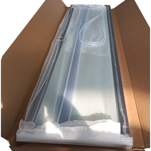 Душова кабіна з низьким піддоном Mixxus CUBIC SCT01-100x100x195-FB CHROME матове скло 4мм (MI6904)