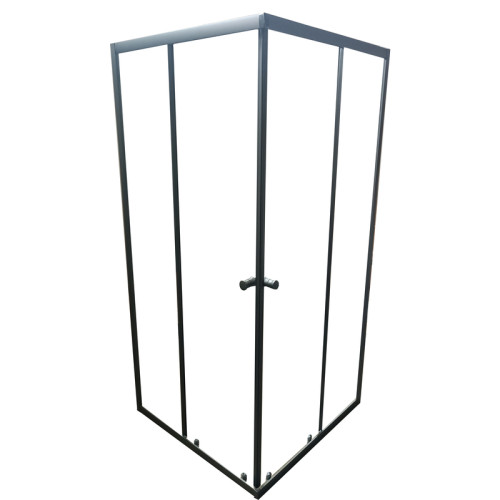 Душова кабіна без піддону Mixxus CUBIC SC01-90x90x185-TR GRAPHITE прозоре скло 4мм (MI6907)
