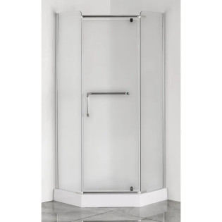 Душова кабіна з низьким піддоном Mixxus LINES SCT01-90x90x198-TR CHROME прозоре скло 6мм (MI6913)