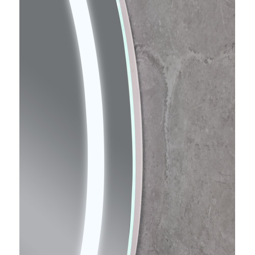 Дзеркало Mixxus PLAIN MV02-60x80 з Led Touch, Anti-fog, димером, регулятором яскравості, годинником (MI6933)