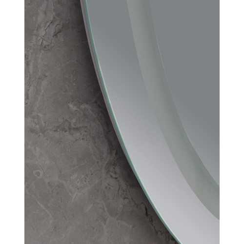 Дзеркало Mixxus PLAIN MV02-60x80 з Led Touch, Anti-fog, димером, регулятором яскравості, годинником (MI6933)