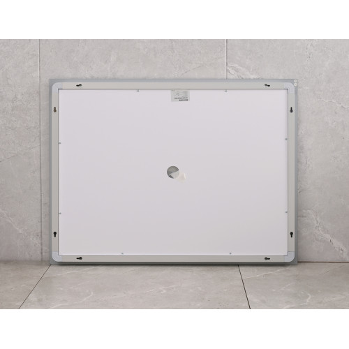 Дзеркало Mixxus WARM MR02-80x80 з Led Touch, Anti-fog, димером, регулятором яскравості, годинником (MI6934)