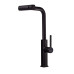 Змішувач для кухні MIXXUS PREMIUM HAMMER 014 BLACK з висувним виливом (Колір чорний) (MI6954)