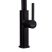 Змішувач для кухні MIXXUS PREMIUM HAMMER 014 BLACK з висувним виливом (Колір чорний) (MI6954)