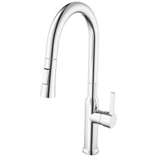 Змішувач для кухні MIXXUS PREMIUM PULL 014 з висувним виливом (Колір хром) (MI6958)