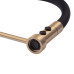 Змішувач для кухні MIXXUS PREMIUM SUMMER 017 BRUSHED GOLD REFL.BLACK з гнучким виливом (Колір матове золото+вилив чорний) (MI6964)