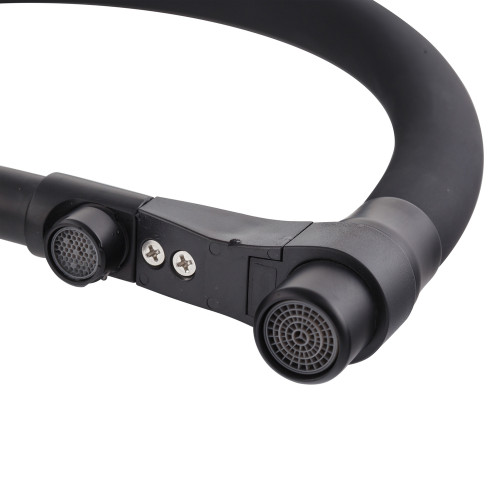Змішувач для кухні MIXXUS PREMIUM GRAVITY 021 BLACK REFL.BLACK з гнучким виливом з виходом для питної води (Колір чорний+вилив чорний) (MI6978)