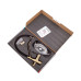 Змішувач для кухні MIXXUS PREMIUM GRAVITY 021 BRUSHED GOLD REFL.BLACK з гнучким виливом з виходом для питної води (Колір матове золото+вилив чорний) (MI6981)