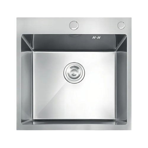 Мийка з нержавіючої сталі MIXXUS MH5050 DECOR SS COLOR (MH5050 DECOR NANO-SILVER)(3.0/0.8) колір нержавіюча сталь (MI7040)
