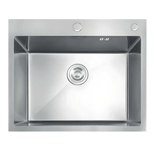 Мийка з нержавіючої сталі MIXXUS MH5843 DECOR SS COLOR (MH5843 DECOR NANO-SILVER) (3.0/0.8) колір нержавіюча сталь (MI7041)