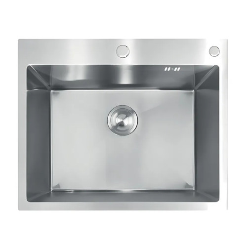Мийка з нержавіючої сталі MIXXUS MH6050 DECOR SS COLOR (MH6050 DECOR NANO-SILVER) (3.0/0.8) колір нержавіюча сталь (MI7043)