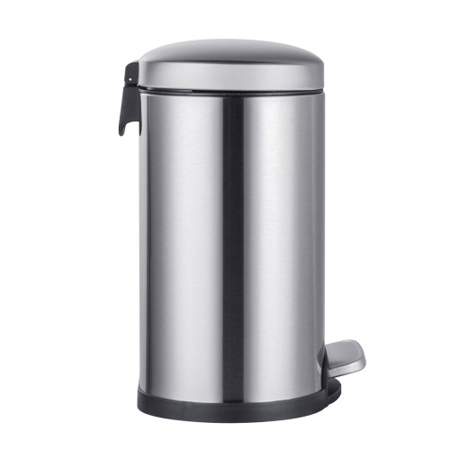 Відро для сміття з плавним закриттям овальне Mixxus Premium Topper-TC0205 SS Color 5л колір нержавіюча сталь (MI7059)