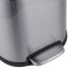 Відро для сміття з плавним закриттям овальне Mixxus Premium Topper-TC0205 SS Color 5л колір нержавіюча сталь (MI7059)