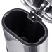 Відро для сміття з плавним закриттям овальне Mixxus Premium Topper-TC0205 SS Color 5л колір нержавіюча сталь (MI7059)