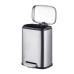 Відро для сміття з плавним закриттям прямокутне Mixxus Premium Style-TC0305 SS Color 5л колір нержавіюча сталь (MI7060)